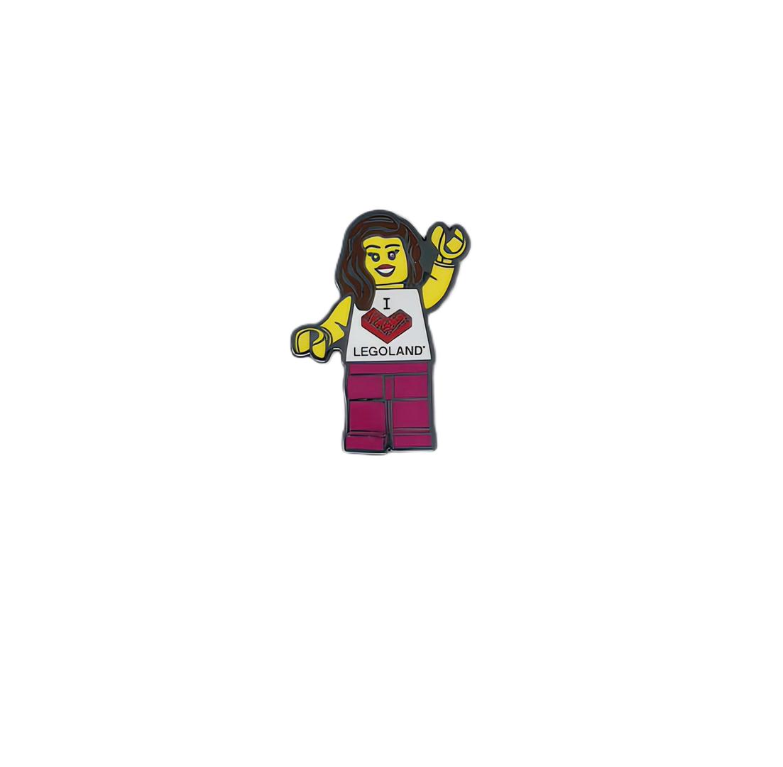 I [Heart] LEGOLAND Enamel Button (Female)