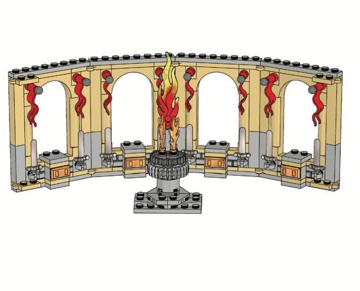 Main image of LEGO Medieval Minifigure Stand (EG00117-1)