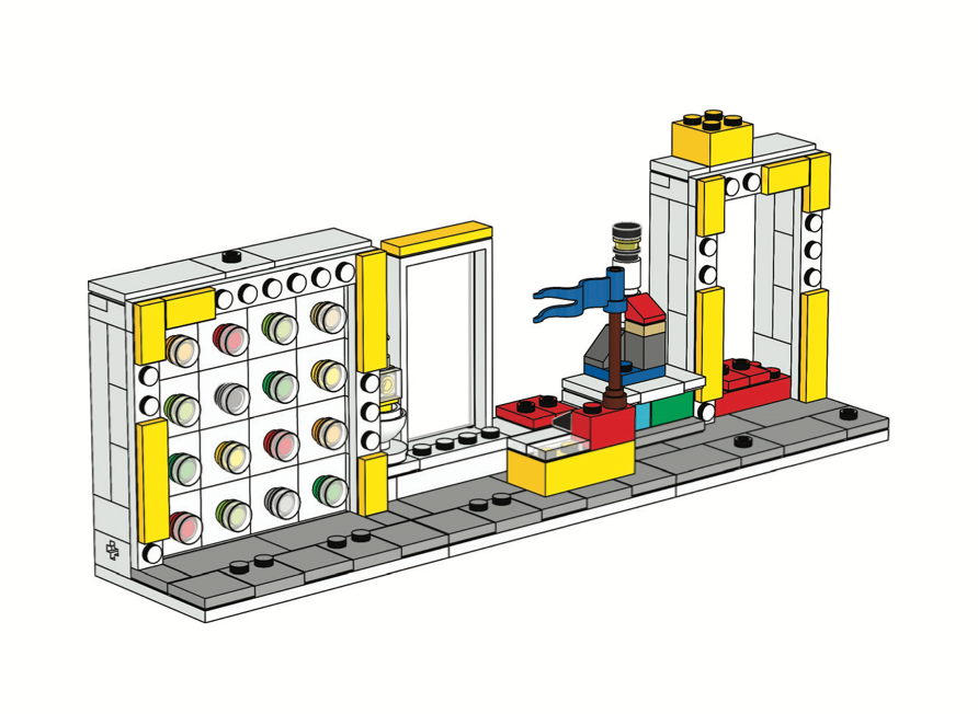 LEGO Store Minifigure Stand