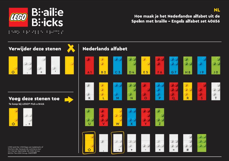 Main image of LEGO Braille - Dutch Alphabet (EG00139-1)