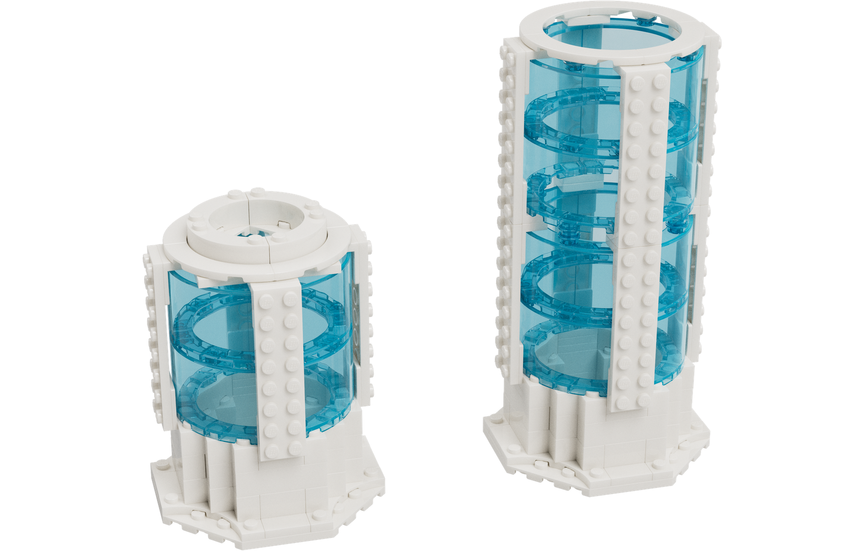LEGO Inne - 1 x Customisable Flower Vase (Build Short OR Tall)