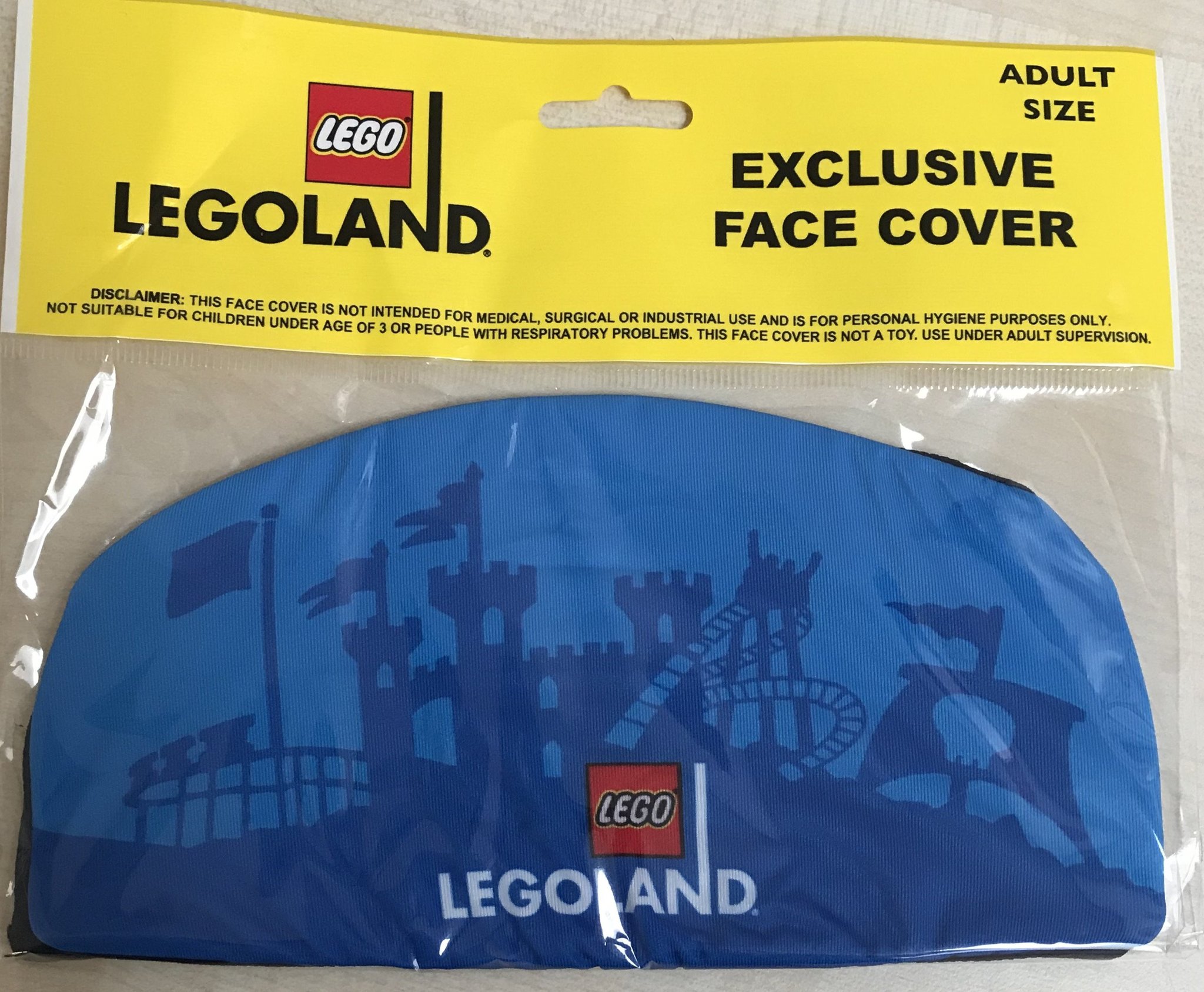 Main image of LEGO LEGOLAND Face Cover (Blue) (FACEMASK-1)