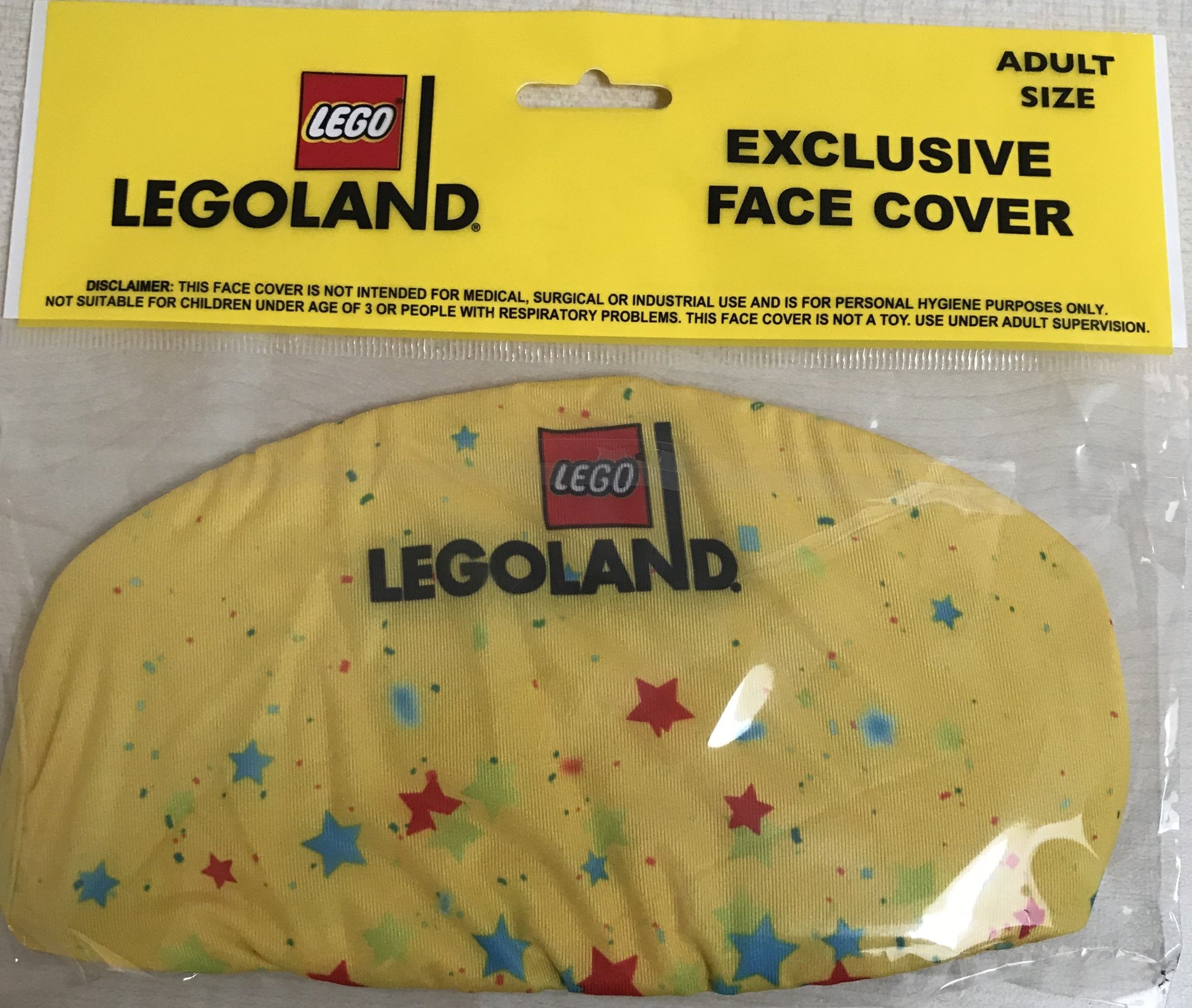 LEGO LEGOLAND Face Cover (Stars)