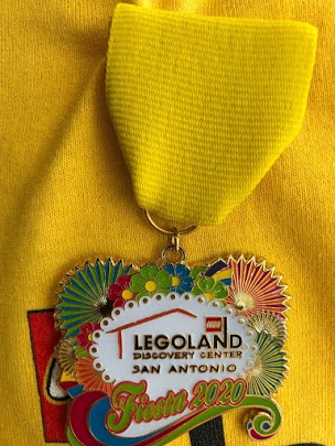 LEGO LEGOLAND Discovery Center San Antonio Fiesta 2020 Medal