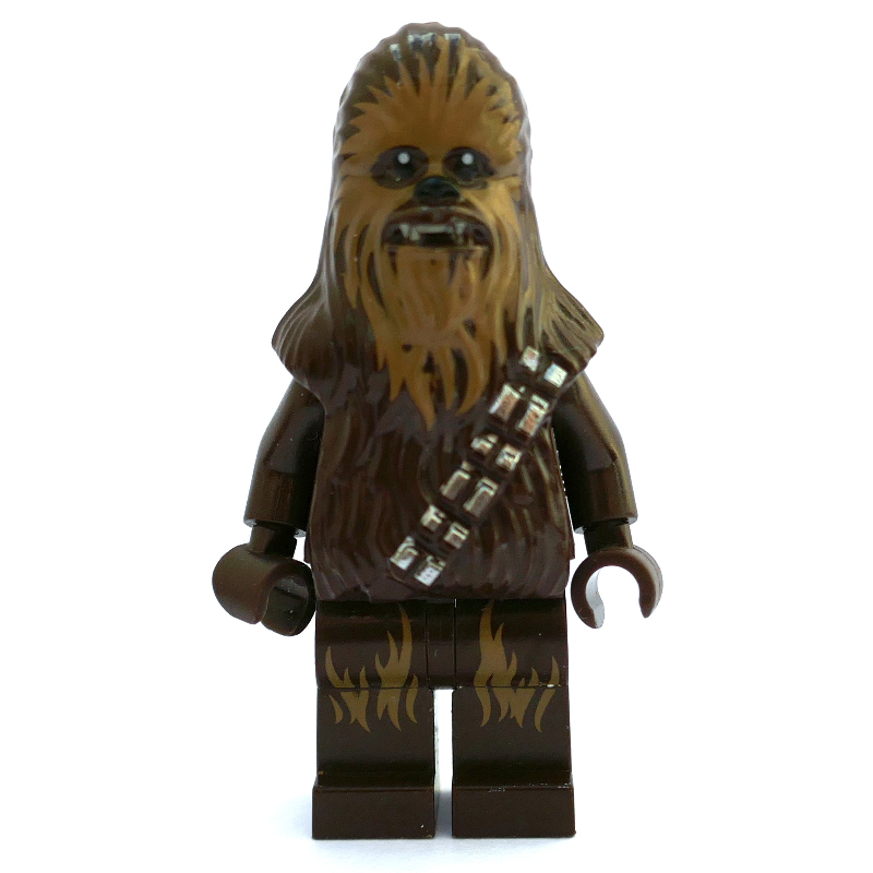 Chewbacca, Dark Brown - Long Lines on Legs on Inside