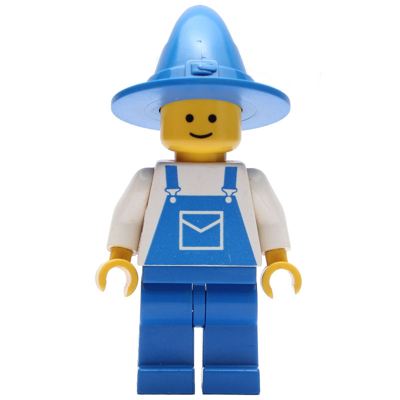Overalls Blue with Pocket, Witch Hat