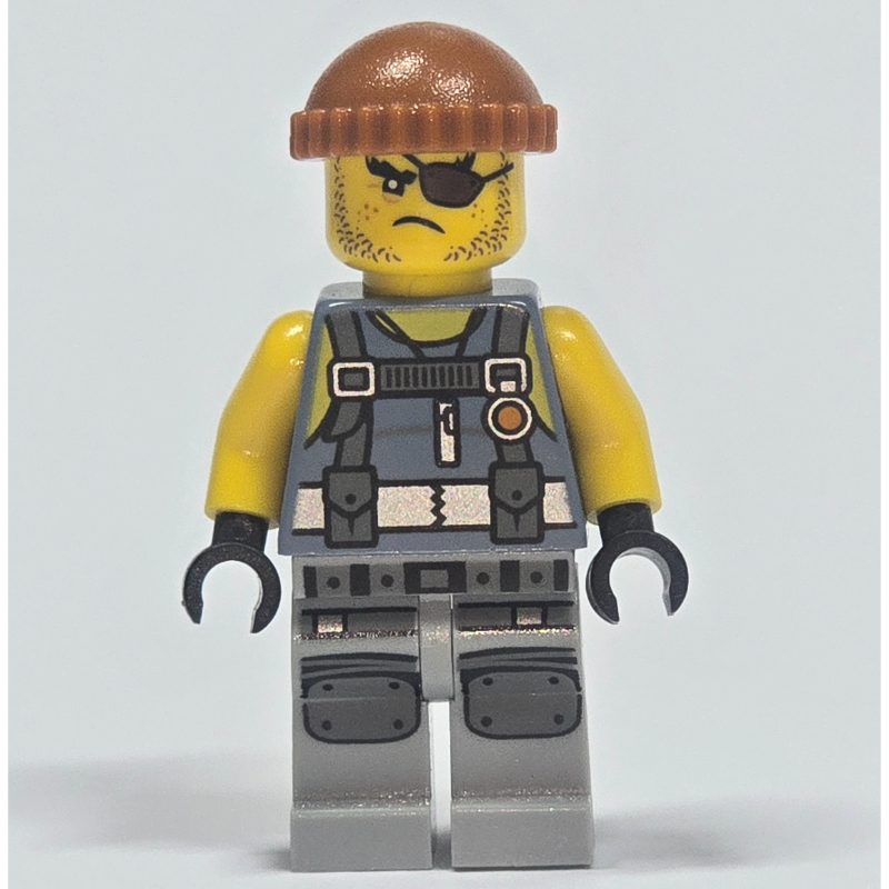 Minifigs Shark Army Thug with Yellow Arms (FIG-002873)