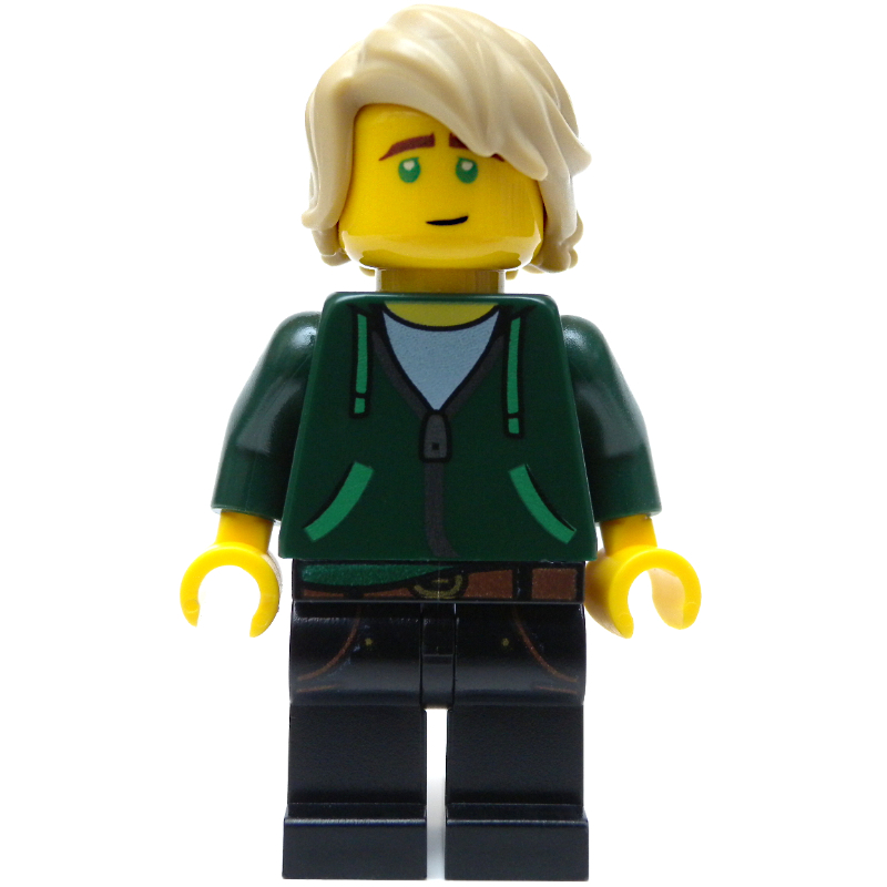 Lloyd Garmadon in Dark Green Hoodie
