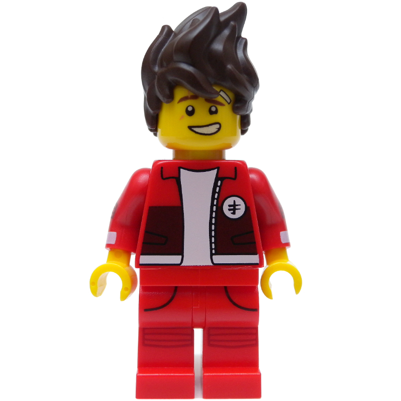 Kai with Hair and Open Red Jacket (LEGO Ninjago Movie)
