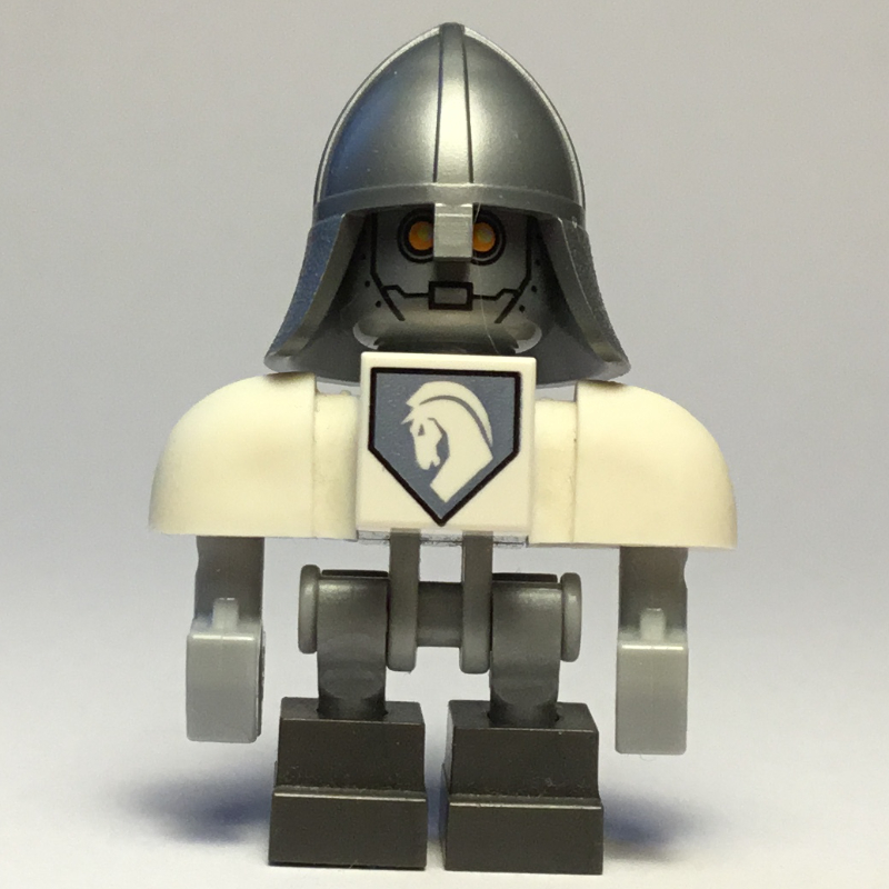 Lance Bot with Silver Helmet