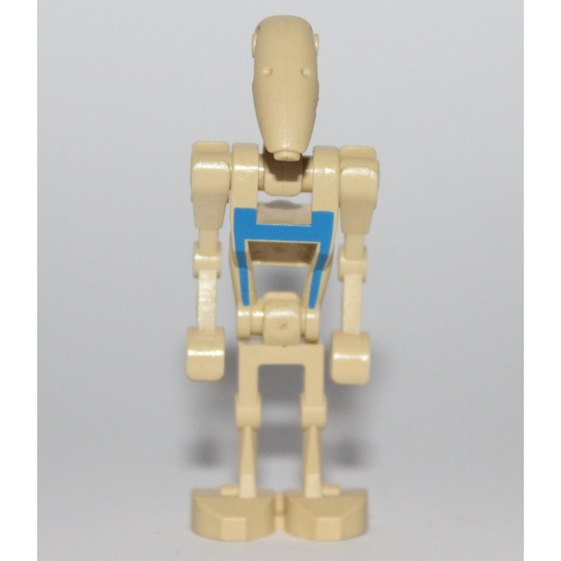 Battle Droid Pilot, Blue Printed Torso, Two Bent Arms