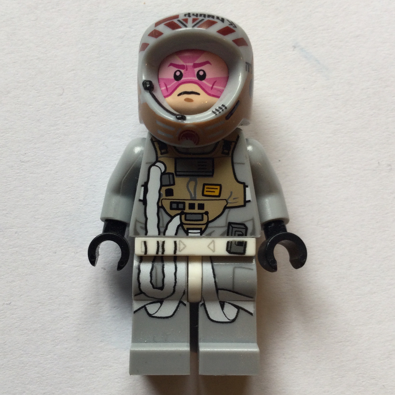 Minifigs Rebel Pilot B-wing, Gray Squadron (FIG-004074)