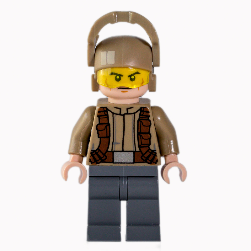 Resistance Soldier, Dark Tan Helmet, Dark Tan Shirt, Cheek Lines