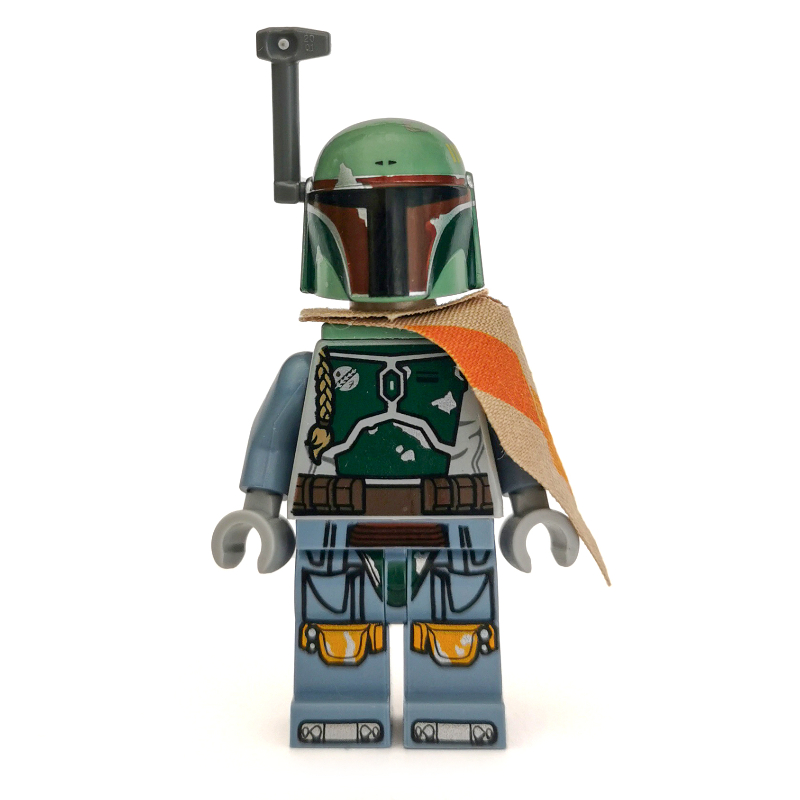 Boba Fett, Helmet, Jetpack Neckwear, Dark Tan Pauldron, Plain Arms