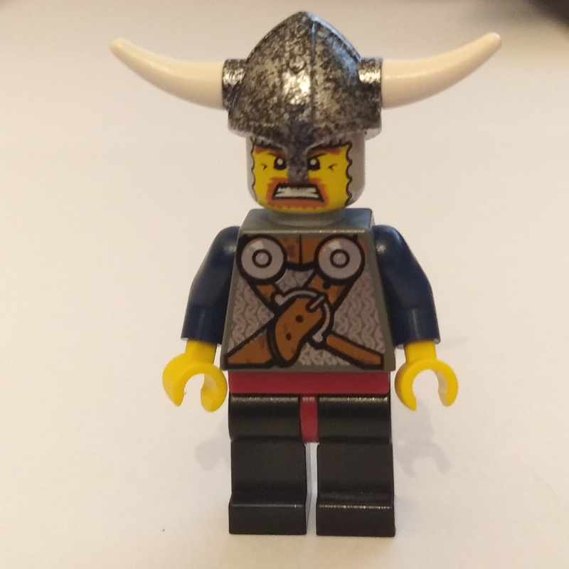 Viking Warrior - Armour, Belts, Dark Blue Arms, Black Legs