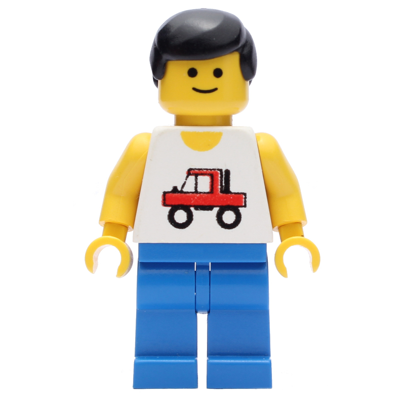 Man - With Shirt wit Truck, Blue Legs