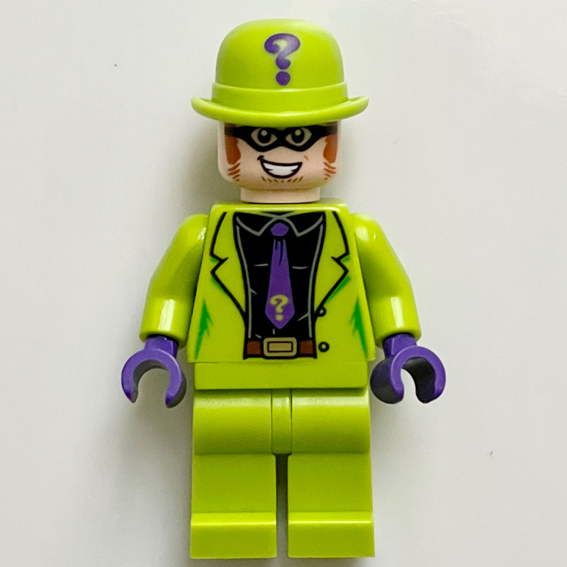 The Riddler in Lime Suit with Black Shirt