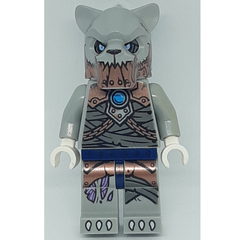 Saber-Tooth Tiger Warrior with Copper Plates on Jaw