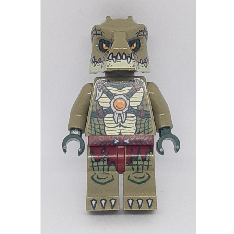 Crocodile Warrior with Tan Jaw