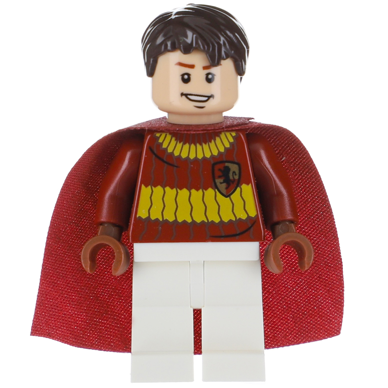 Oliver Wood, Dark Red, Yellow, and White Gryffindor Quidditch Uniform