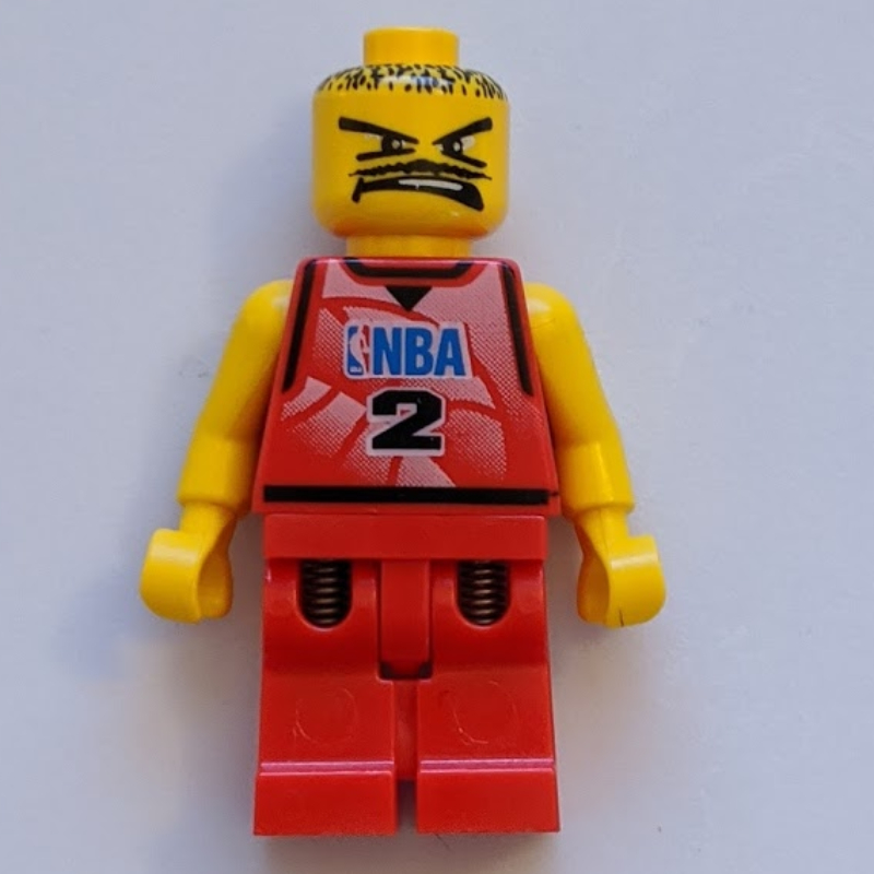 Basketball Player, Red Torso, Red Legs #2