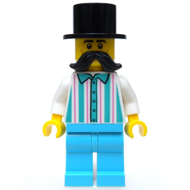 Fairground Worker, Man, Moustache, Top Hat