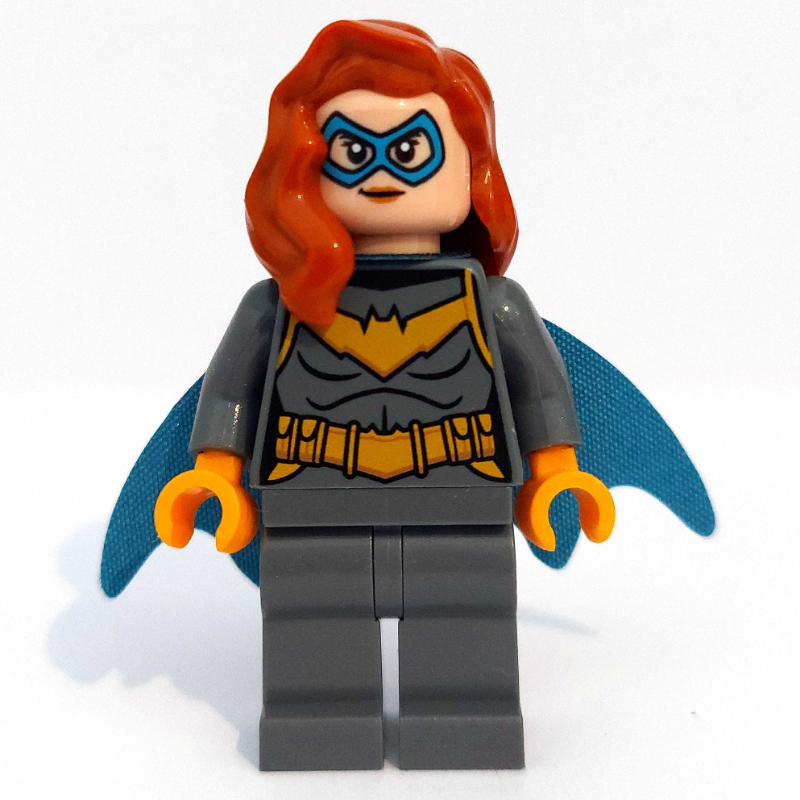 Batgirl, Dark Bluish Gray Suit, Blue Eyemask