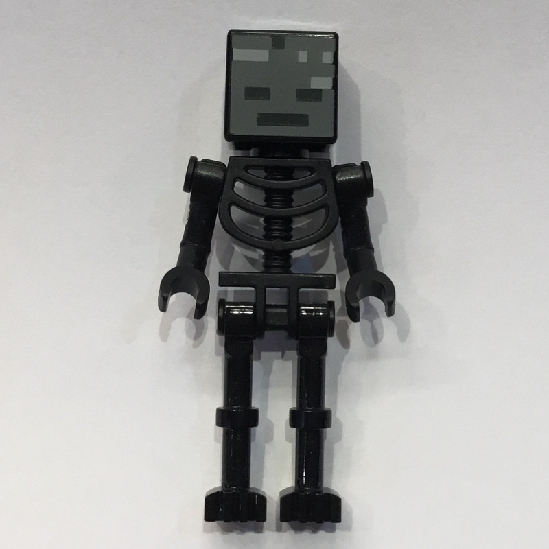 Wither Skeleton, Square Skull, Bent Arms