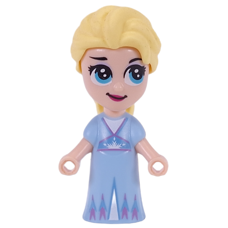 Elsa - Microdoll, Bright Light Blue Dress, Hair in Tail