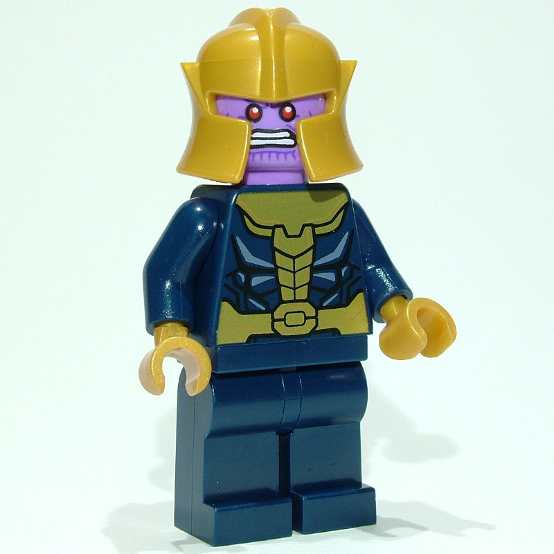 Thanos in Dark Blue and Gold Outfit (Plain Legs)