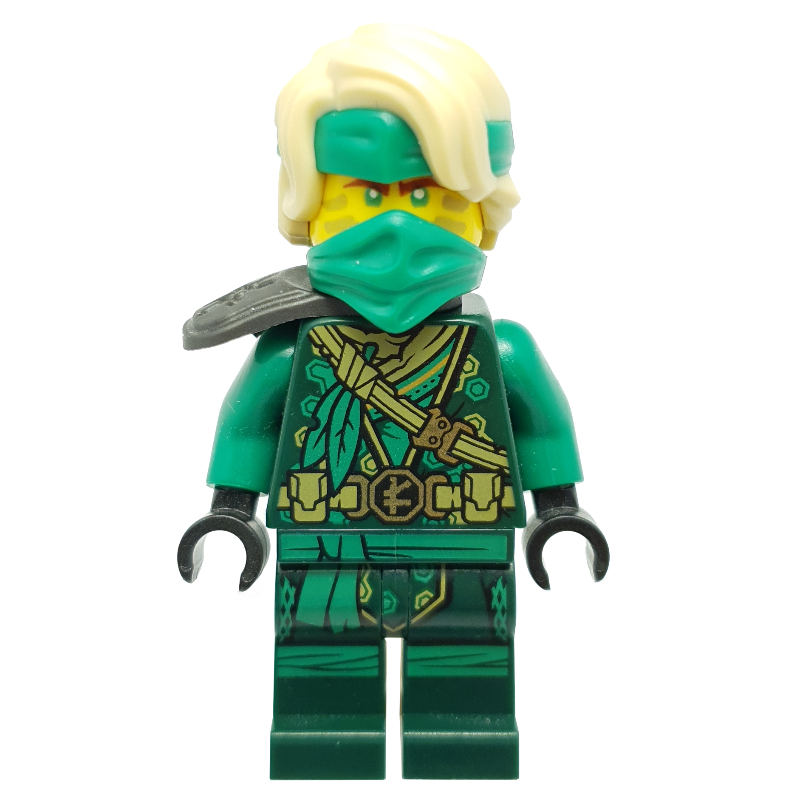 Lloyd - The Island, Dark Green Camouflage - Mask, Shoulder Guard