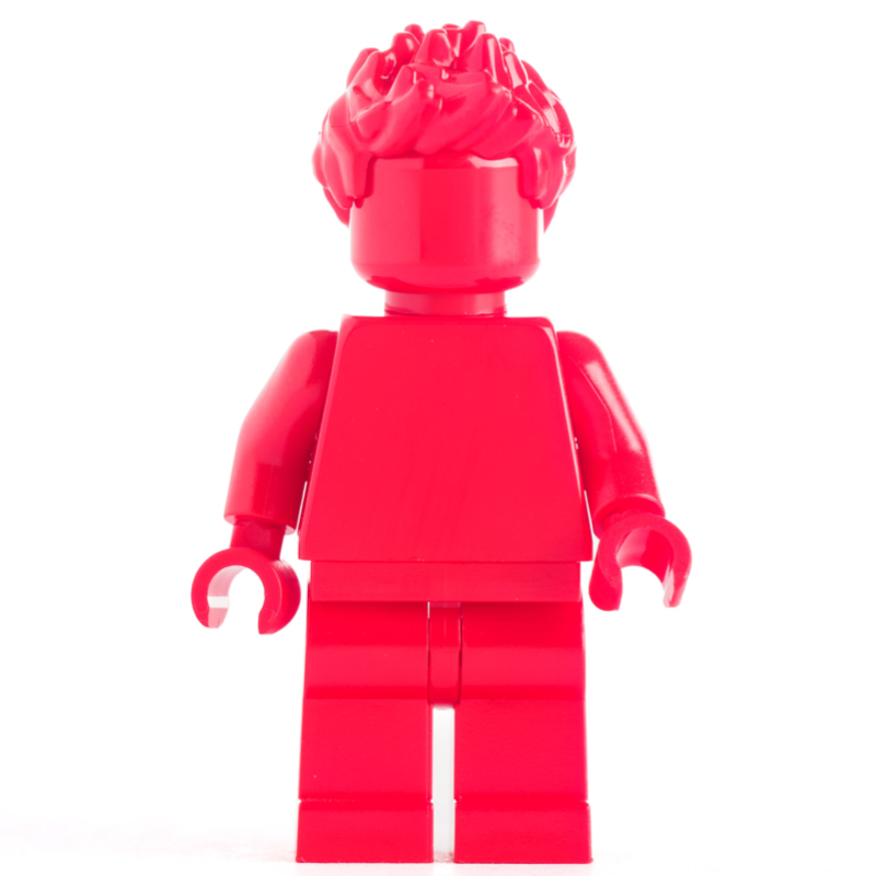 Monochrome Red with Hair