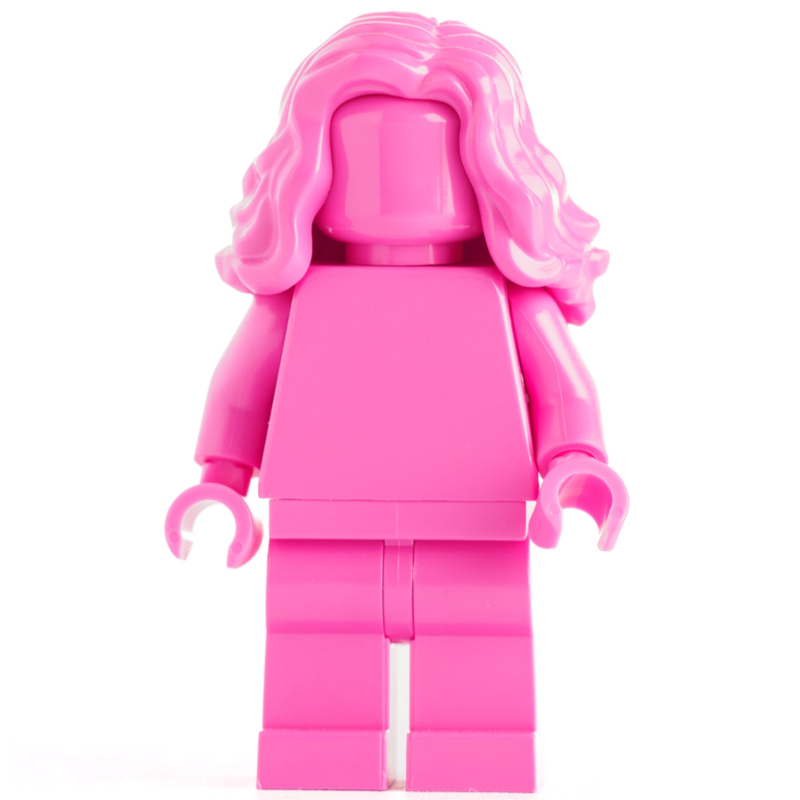 Monochrome Dark Pink with Hair