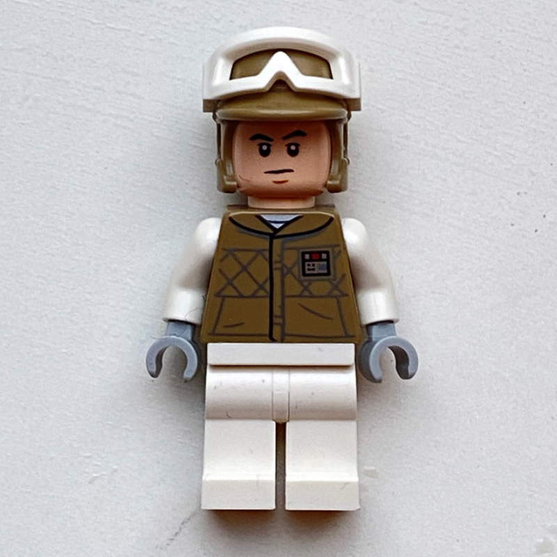 Rebel Officer in Hoth Uniform, Light Nougat Head