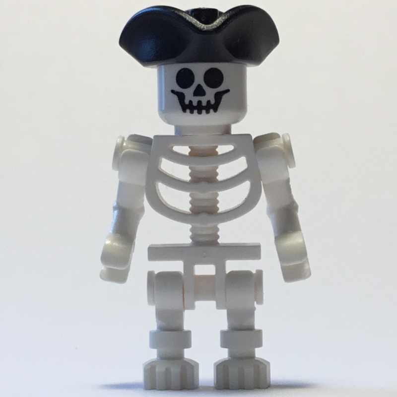 Skeleton, Standard Face, Bicorne Hat (78132 Torso)