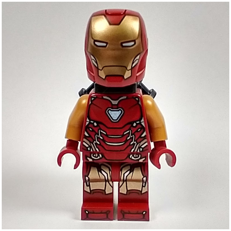 Iron Man Mark 85 Armor, Pearl Gold Arms, Trans-Light Blue Head