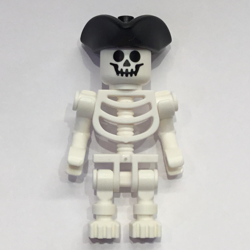 Skeleton, Standard Face, Bicorne Hat (60115 Torso)