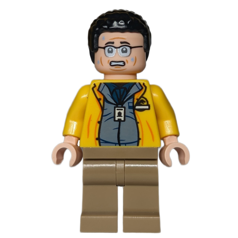 Dennis Nedry, Scared