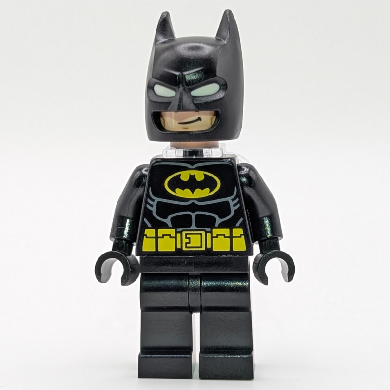 Batman, Black Suit, Black Cowl, Yellow Batman Logo, Neck Bracket
