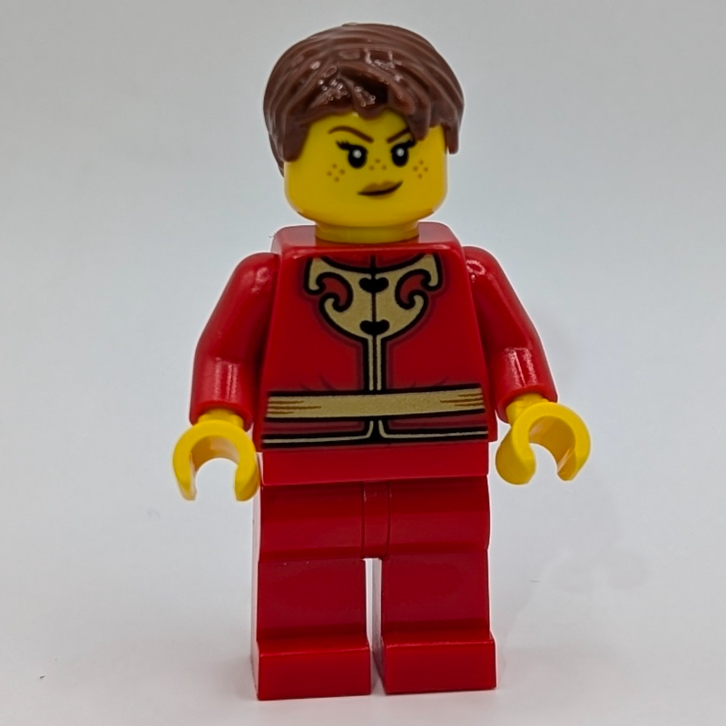 Dragon Operator, Red Legs, Reddish Brown Hair