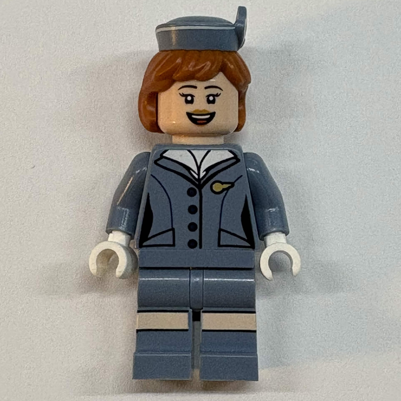 Pan Am Air Hostess, Sand Blue Uniform