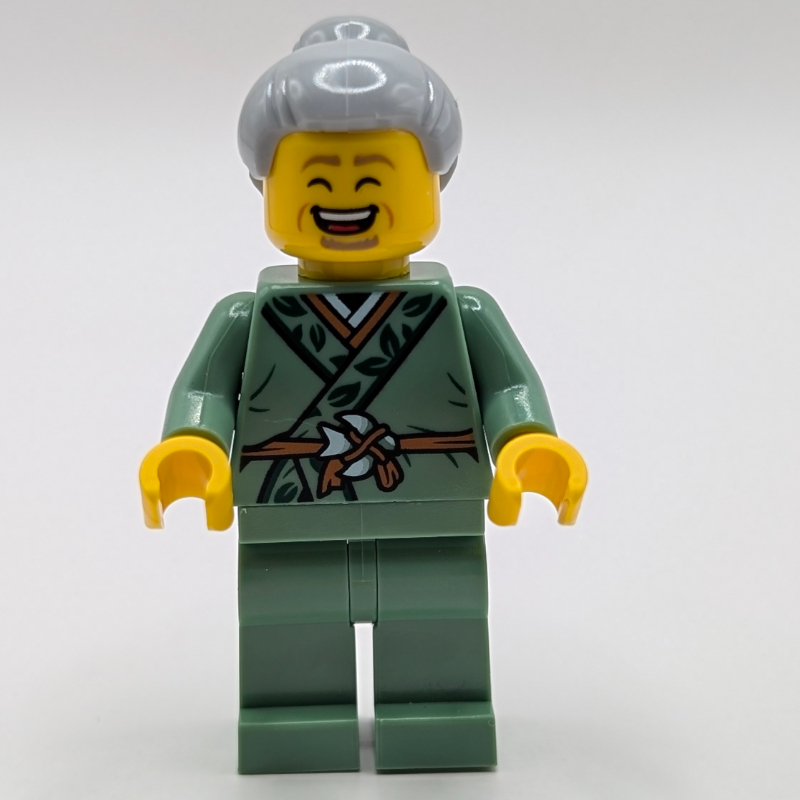 Sand Green Robes, Light Bluish Grey Hair