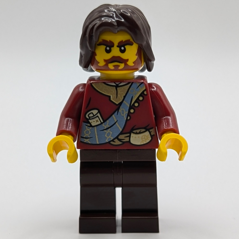 Dark Red Robes, Dark Brown Legs, Dark Brown Hair