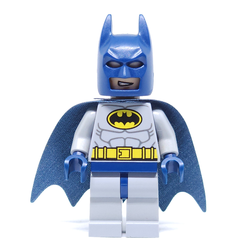Batman, Light Bluish Gray Suit, Dark Blue Cape and 10113 Cowl