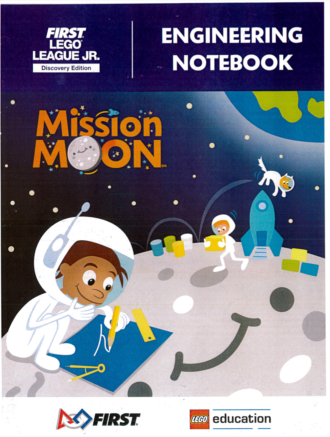 LEGO Mission MOON Engineering Notebook (FLL Jr. Discovery Edition)