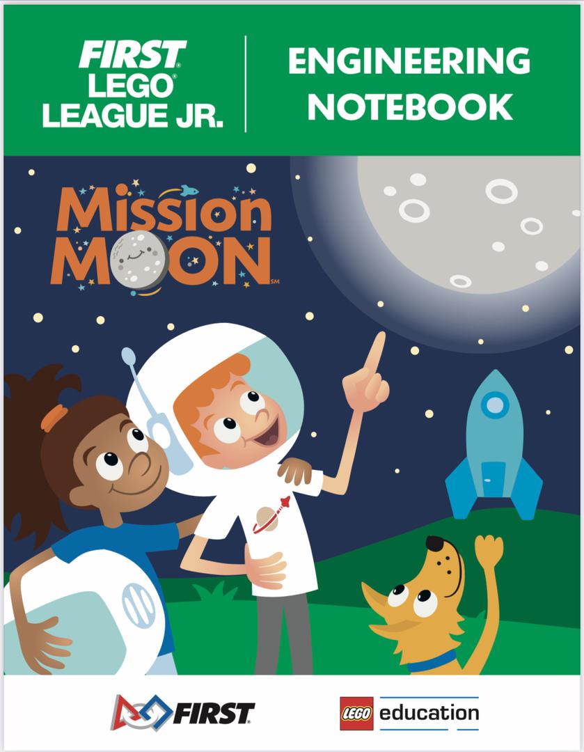 LEGO Mission MOON Engineering Notebook (FLL Jr.)