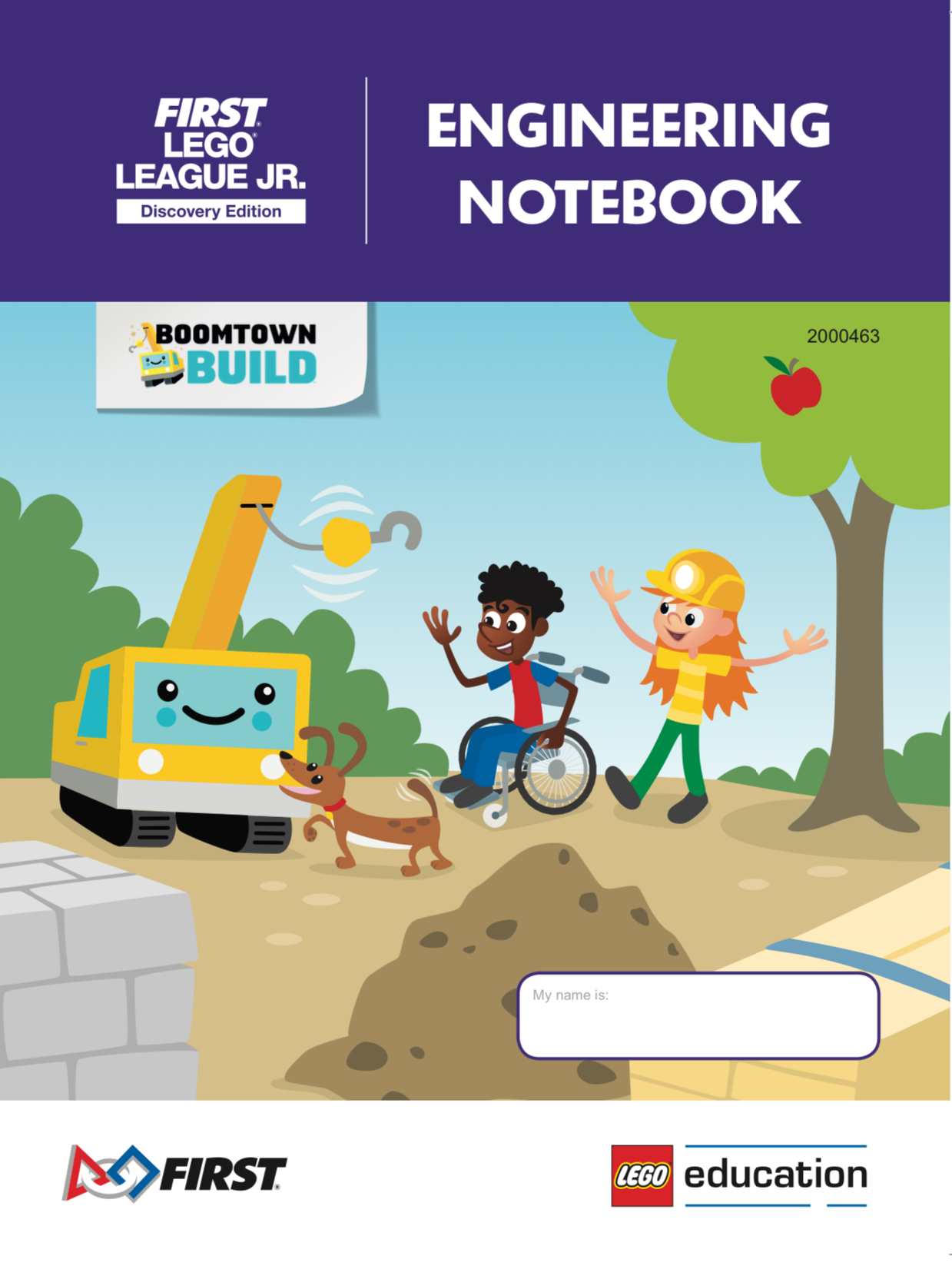 Main image of LEGO BOOMTOWN BUILD Engineering Notebook (FLL Jr. Discovery Edition) (FLL2019-6)