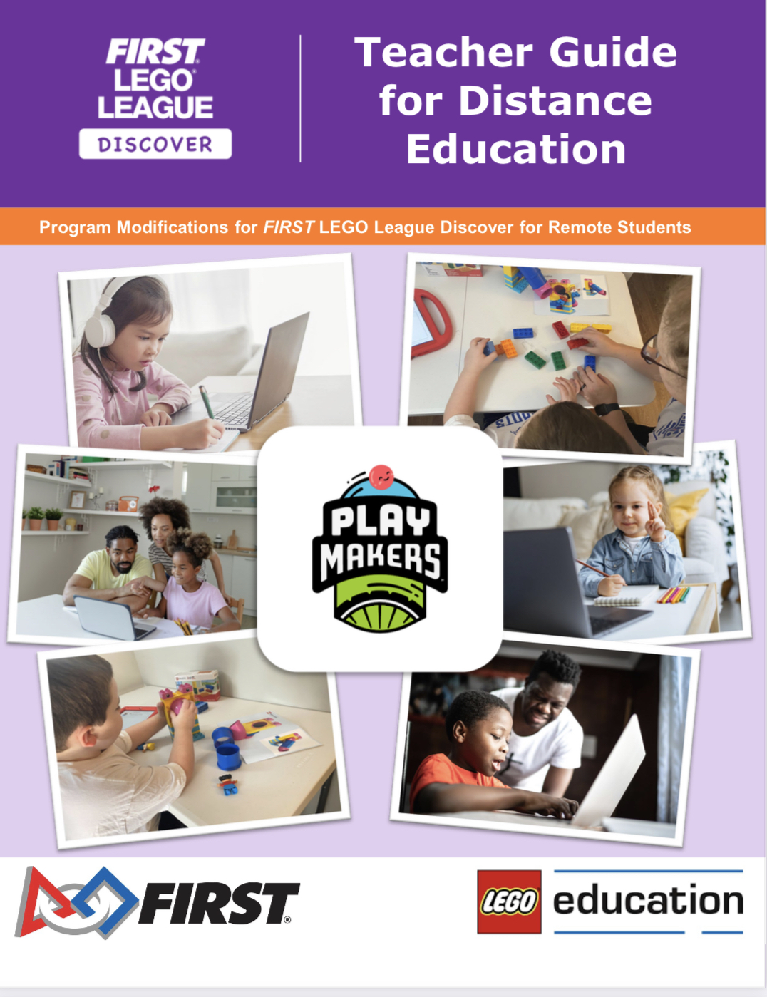 Main image of LEGO PLAYMAKERS Teacher Guide for Distance Education (FLL Discover) (FLL2020-5)