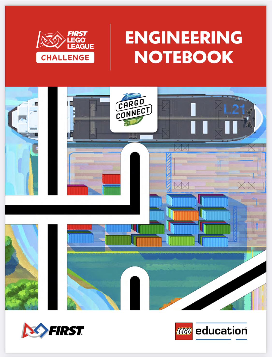 Main image of LEGO CARGO CONNECT Engineering Notebook (FLL Challenge) (FLL2021-5)