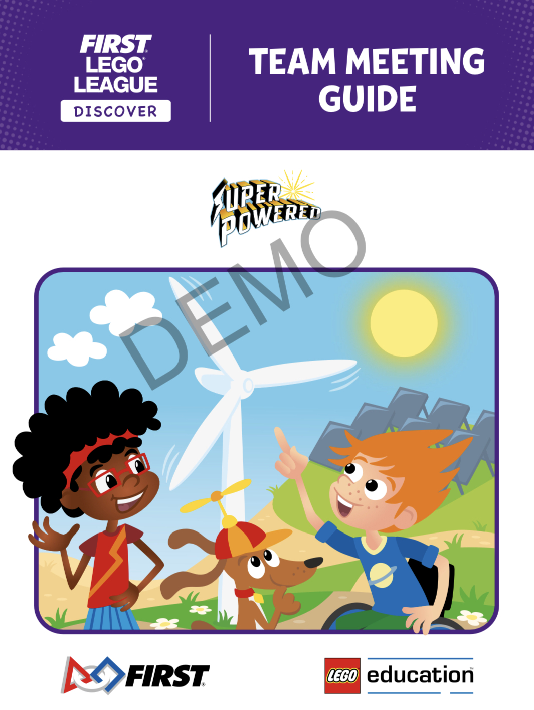 Main image of LEGO SUPERPOWERED Team Meeting Guide (FLL Discover) (FLL2022-3)